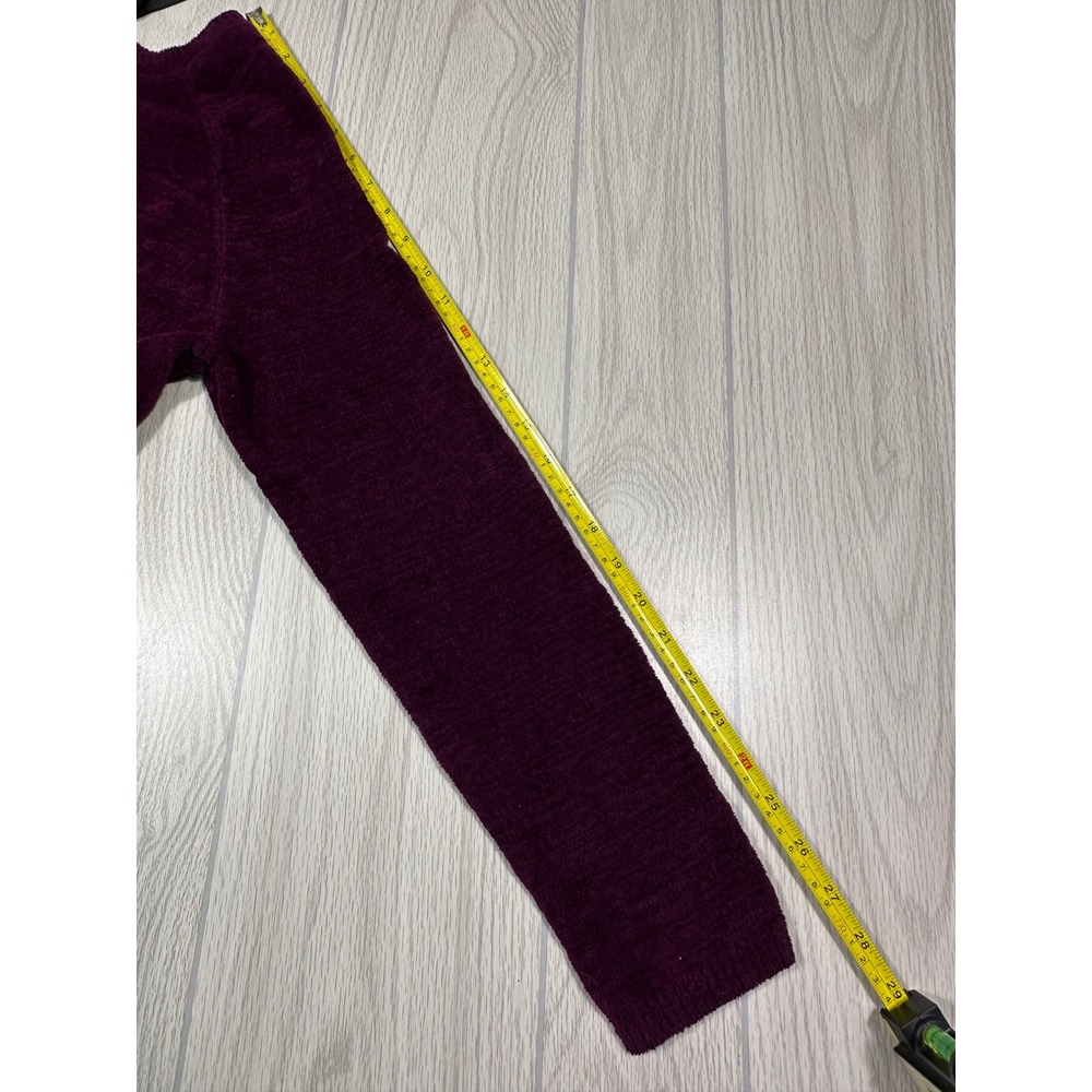 Talbots Women's Purple Chenille Knit Tie Neck Sweater Size L - Picture 7 of 7